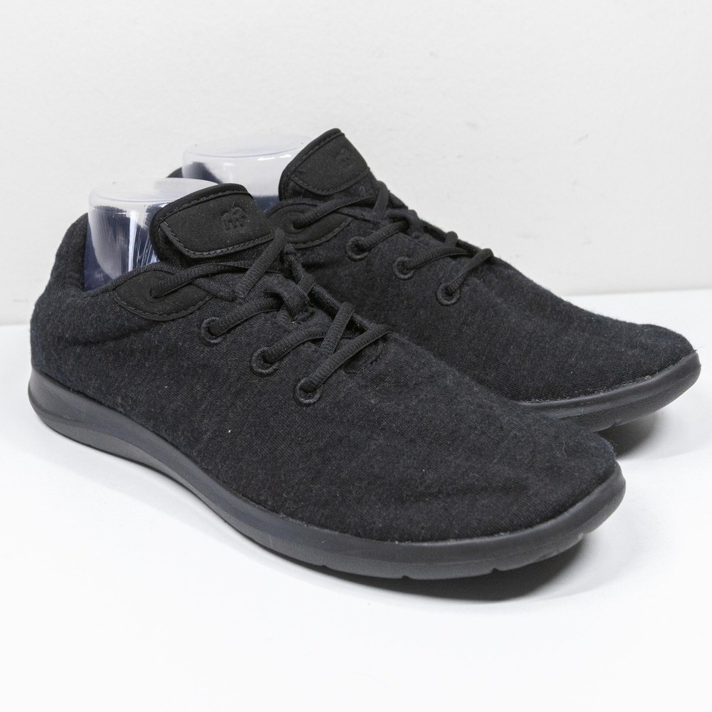 MERINOS Wool Casual Comfort Lightweight Walking Sneaker Black Mens Sz 11